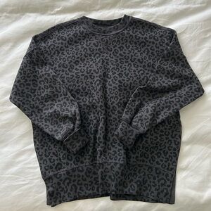 Abercrombie & Fitch leopard print sweater